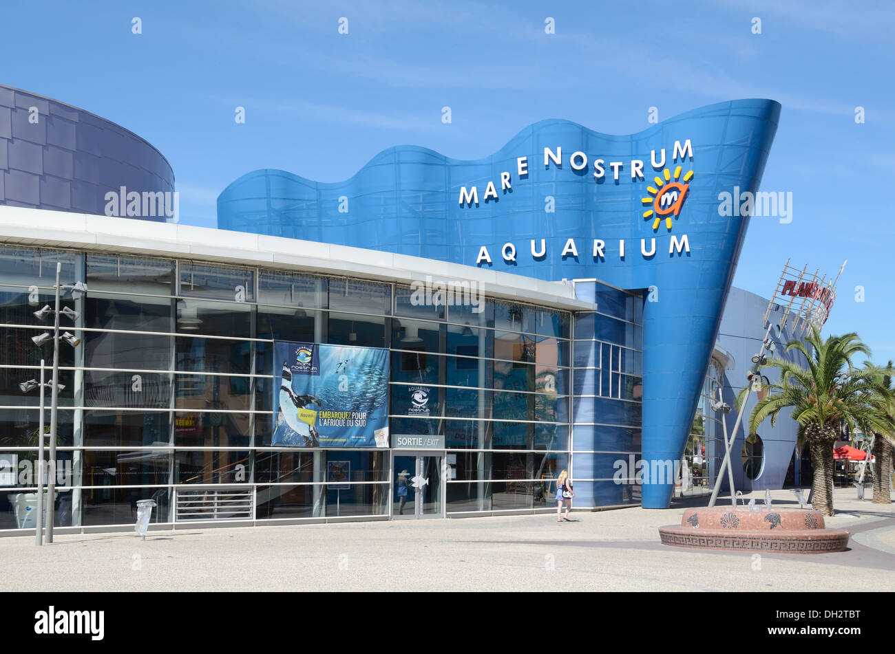 Aquarium Mare Nostrum, or Aquarium of the Mediterranean Sea, Odysseum Montpellier France Stock Photo