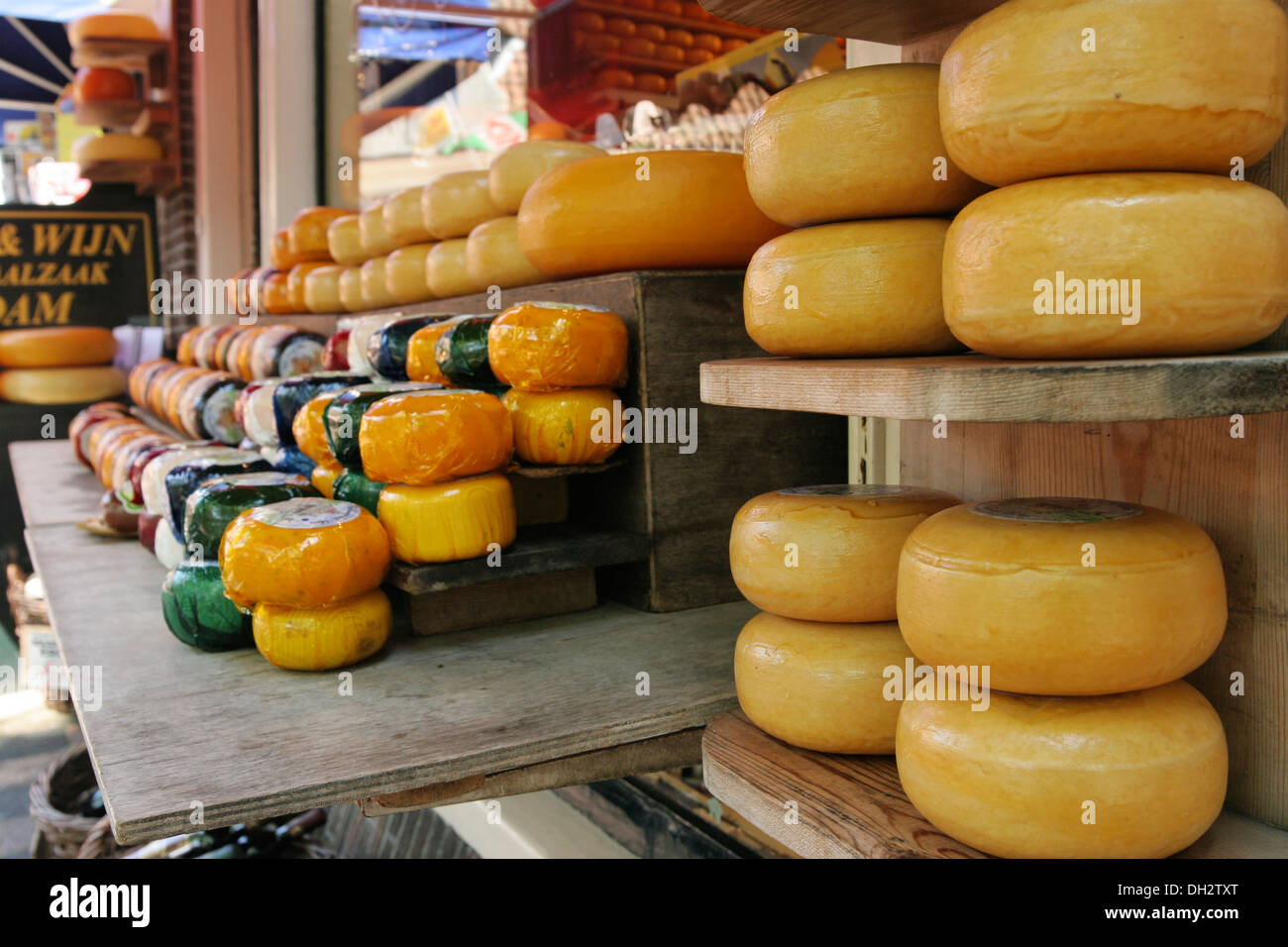 Netherlands, Edam cheese shop, Niederlande, Edam, Käseladen Stock Photo
