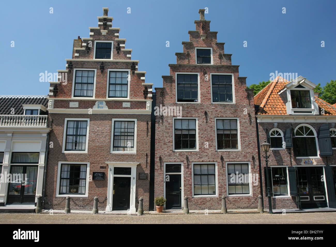 Netherlands, Edam, typical gabled house, Niederlande, Edam, typisches