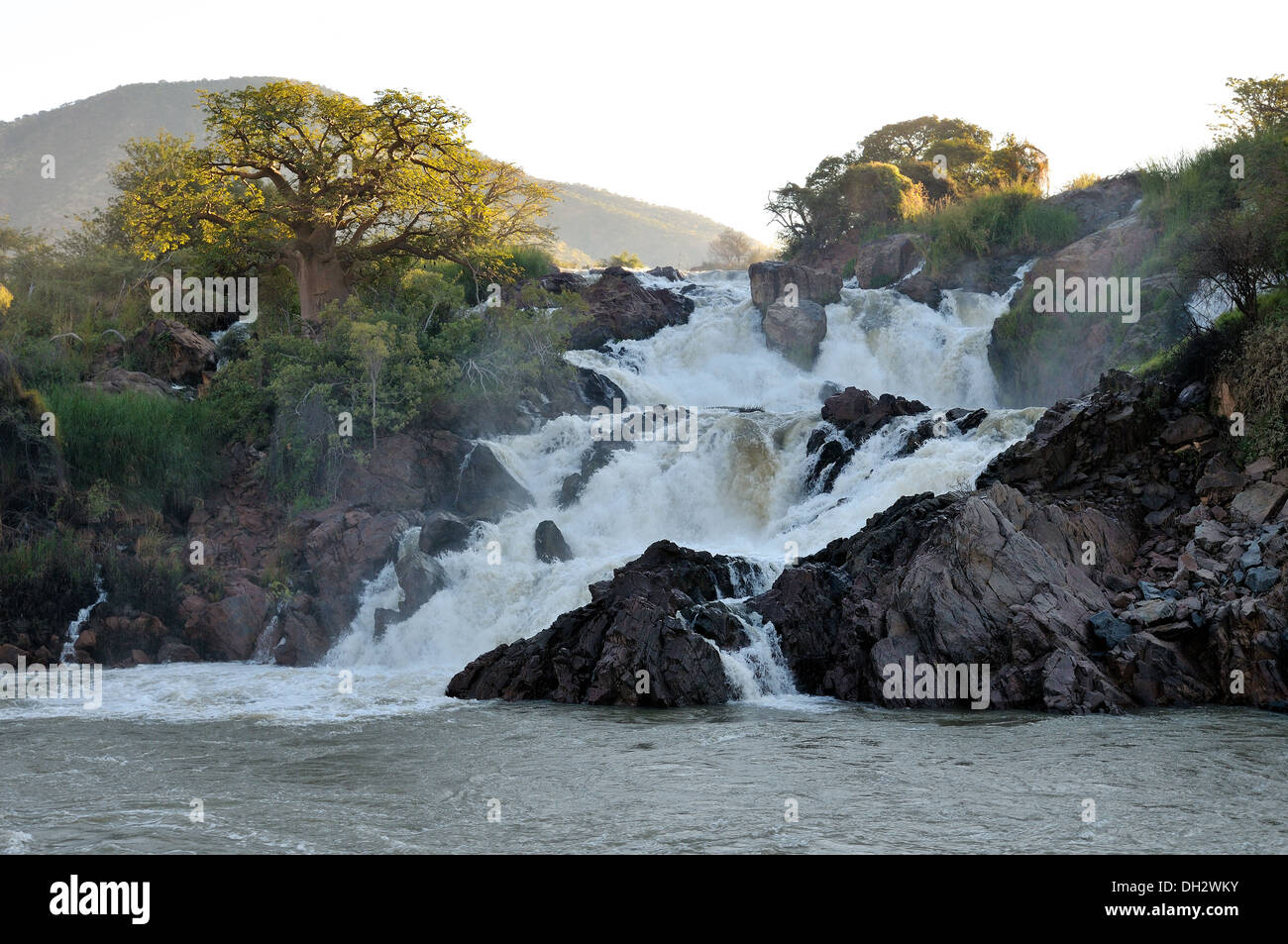 A Small Portion Of The Epupa Waterfalls In On The Border Of Angola And 