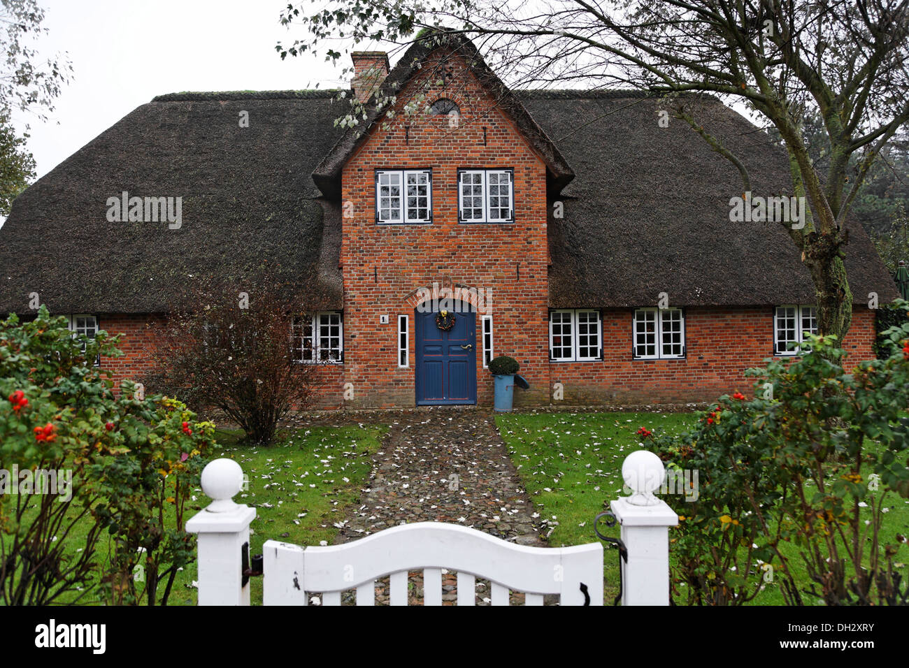 Germany, SchleswigHolstein, Sylt, Westerland, house, gate, door