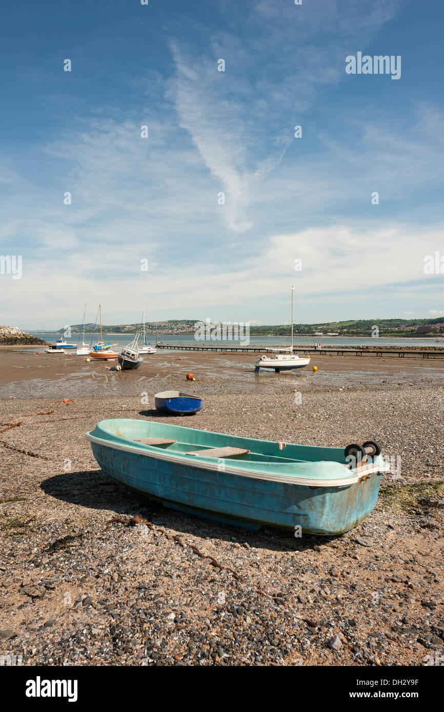 Rhos on Sea promenade Stock Photo