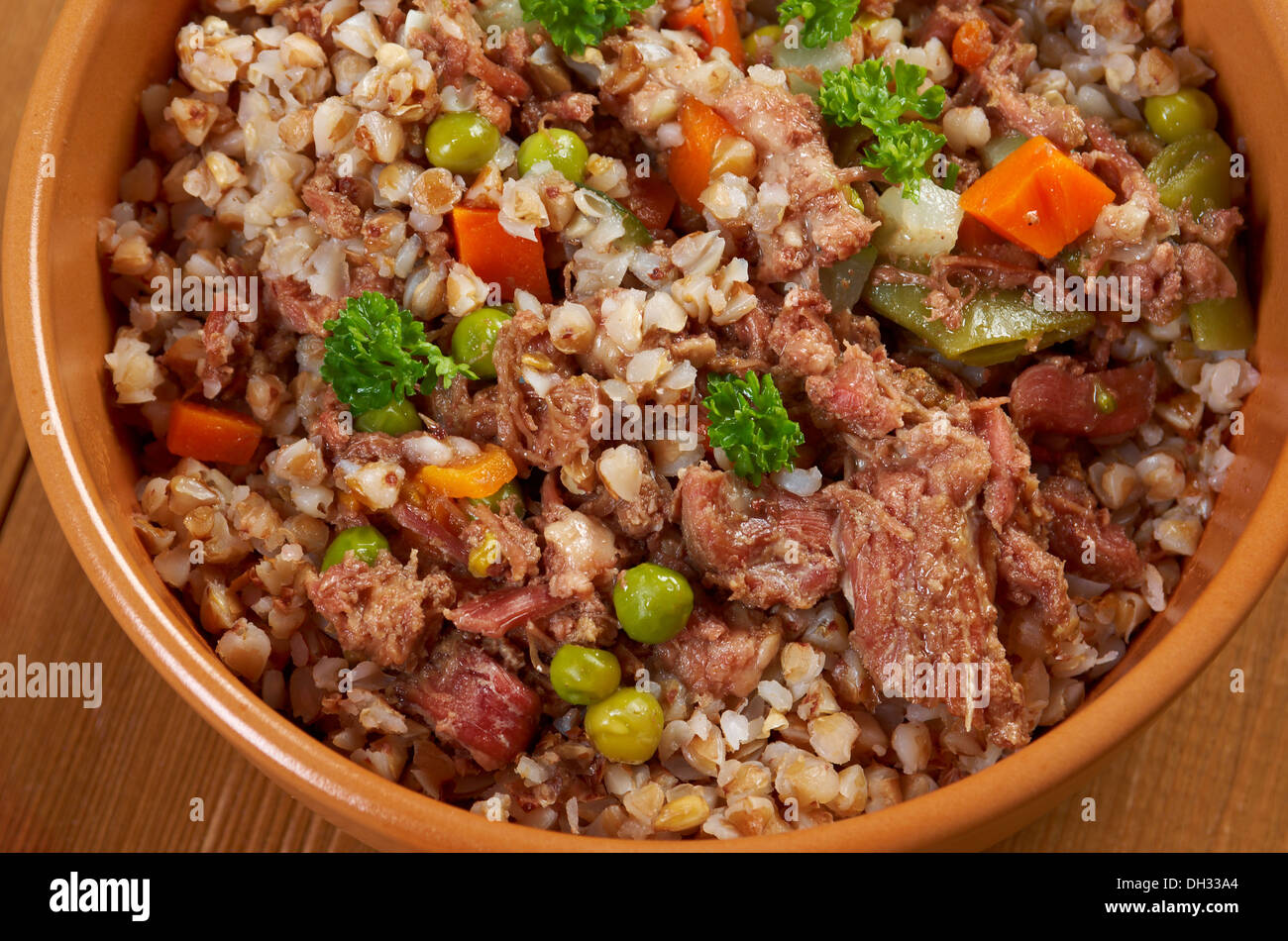 Russian Buckwheat porridge Stock Photo Alamy
