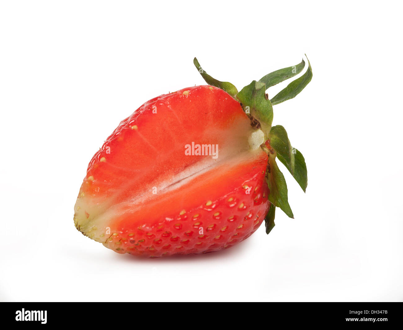 fresh strawberry isolated on white background Stock Photo - Alamy
