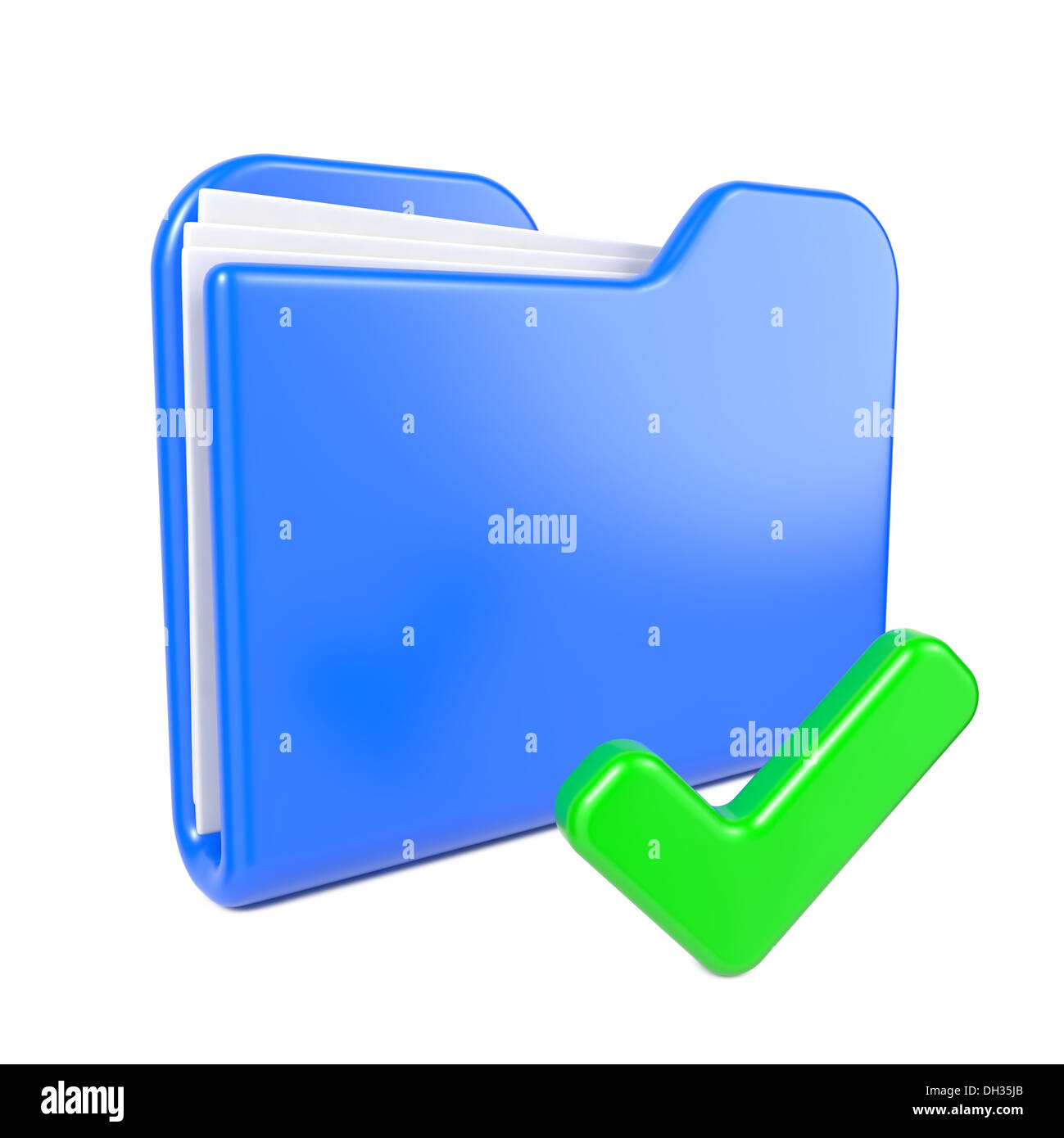 Checkmark mark icon green Cut Out Stock Images & Pictures - Alamy