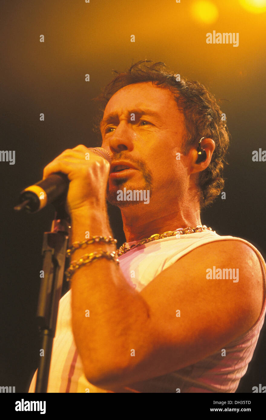 BAD COMPANY UK rock group in May 2001 with Paul Rodgers. Photo Jeffrey