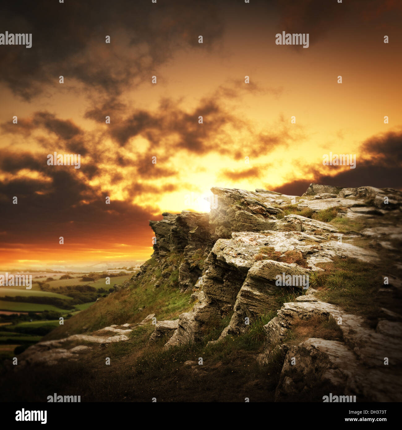 Beautiful Sunset 3 Stock Photo - Alamy