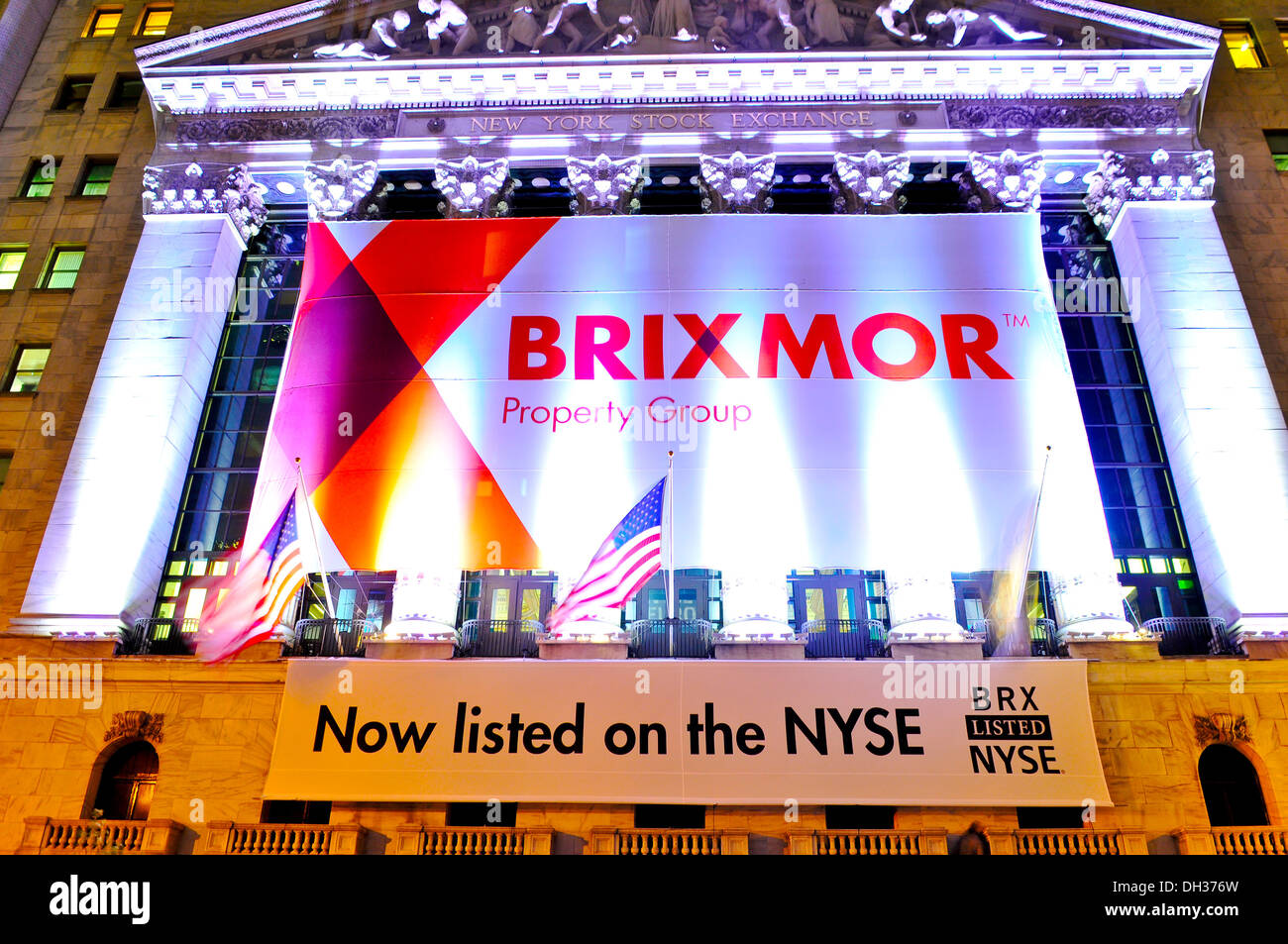 Brixmor property group is now part of nyse hires stock photography and