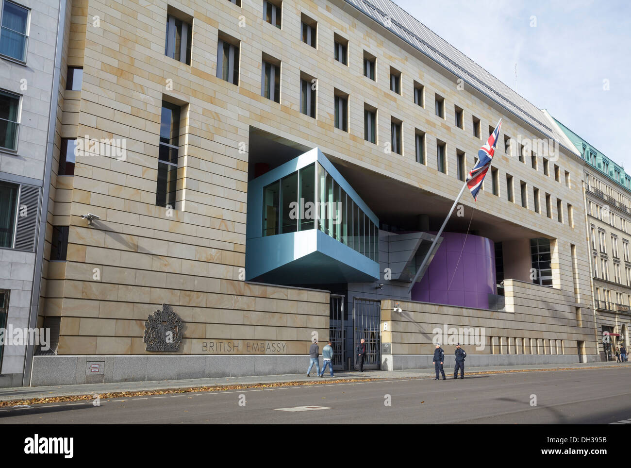 British Embassy, Wilhelmstrasse 70, Berlin, Germany Stock Photo