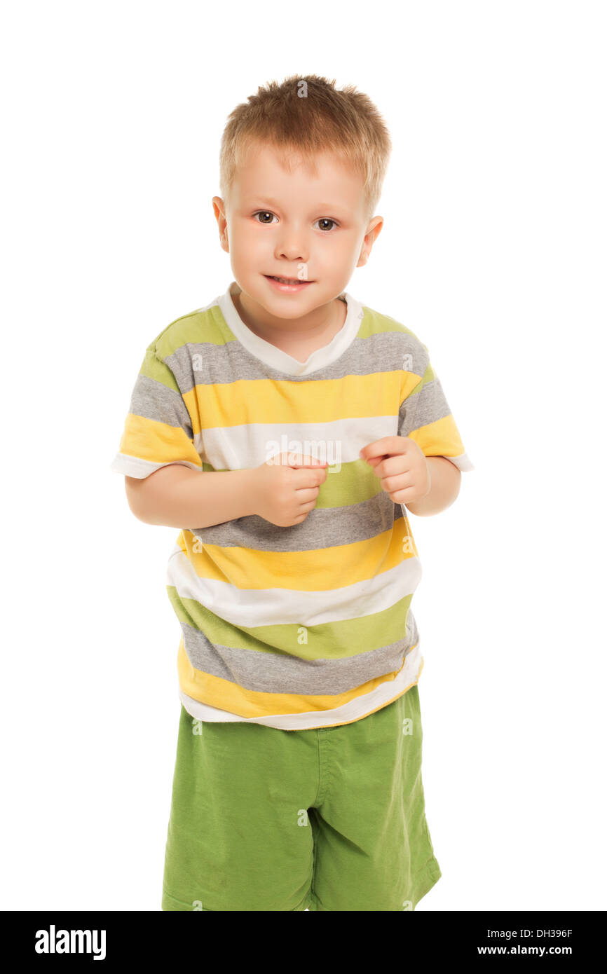 Funny little boy Stock Photo Alamy