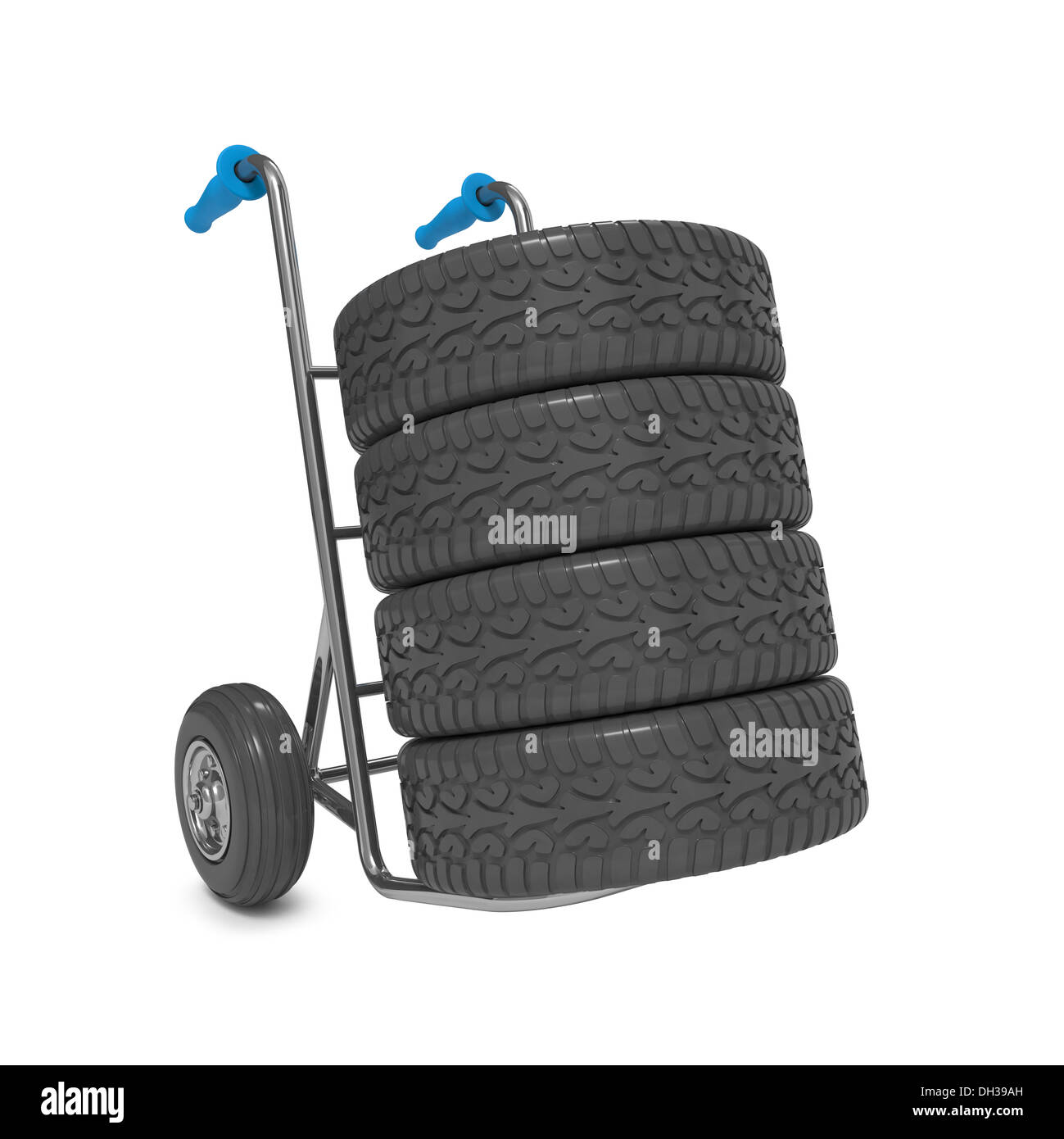 Hand truck 3d hi-res stock photography and images - Alamy