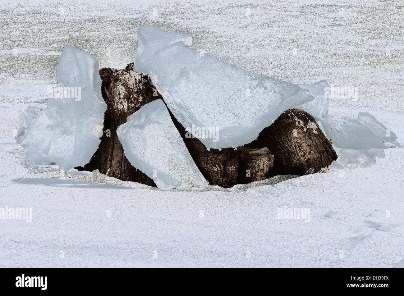 cold ice Stock Photo