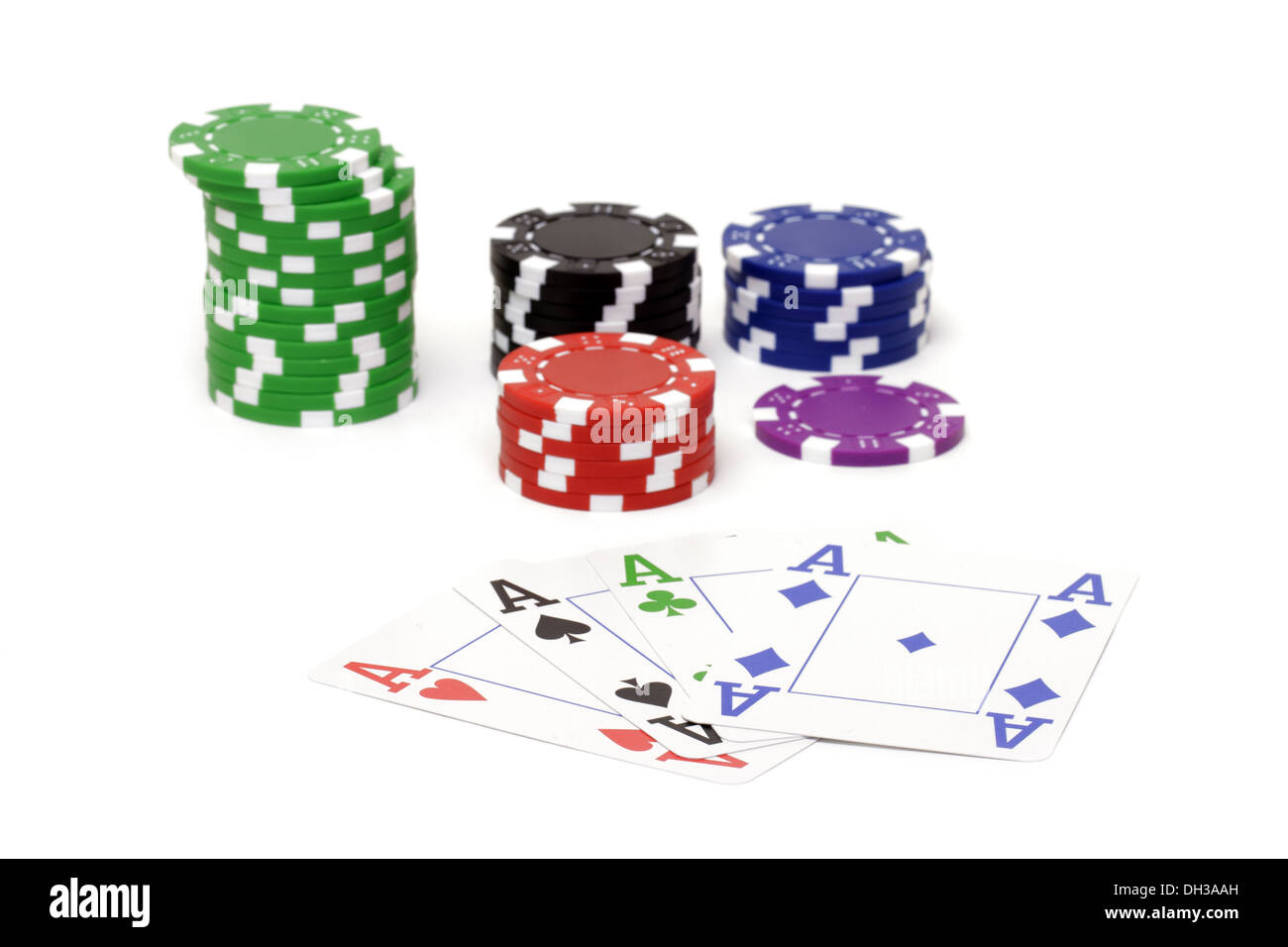 Set poker cards dice Cut Out Stock Images Pictures Alamy