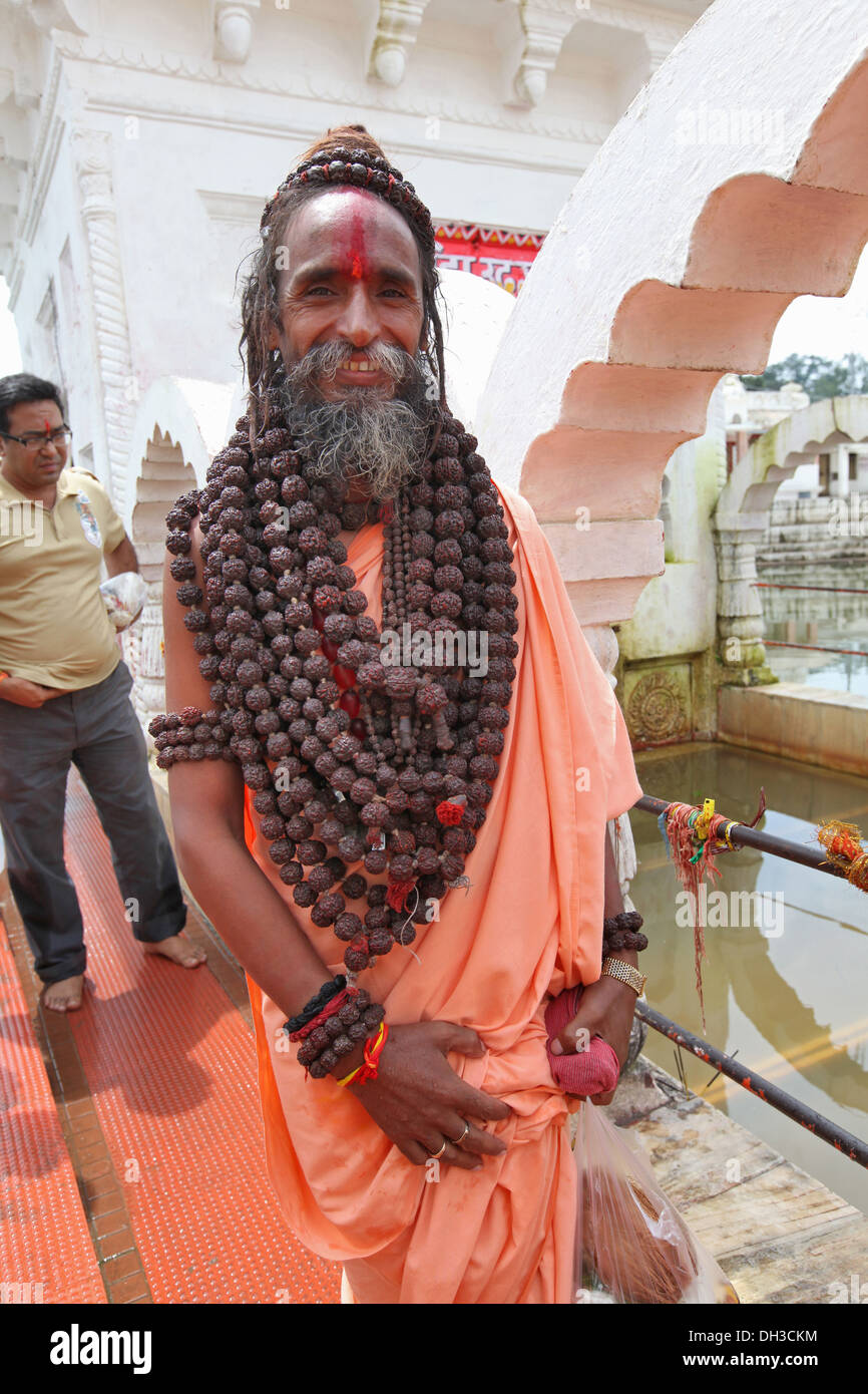 Sadhu or priest. Amarkantak, Madhya Pradesh, India Stock Photo