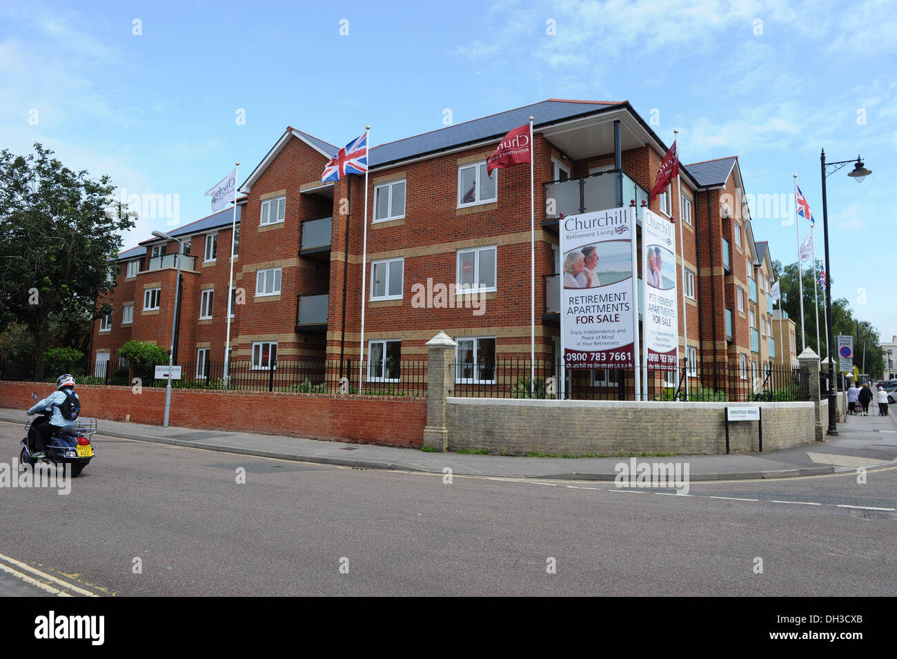 Chadwick Lodge development retirement apartments in Southampton Stock Photo