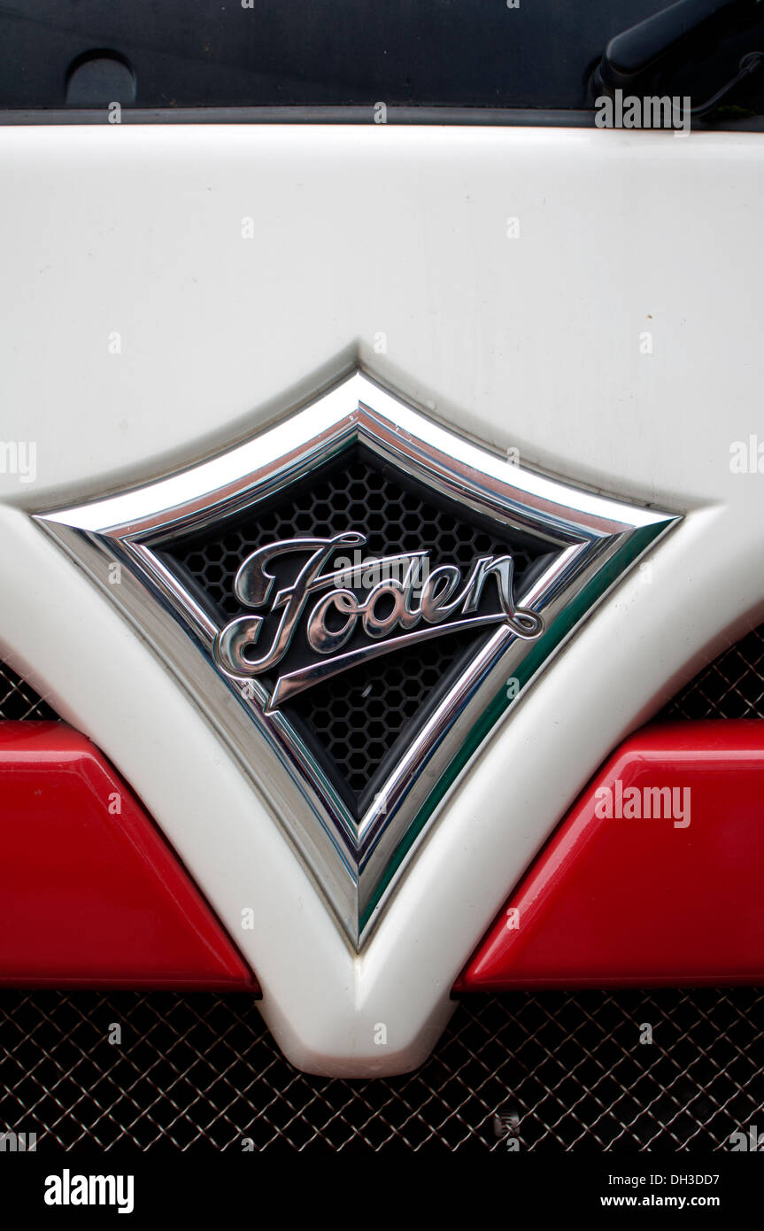 Foden badge on lorry Stock Photo