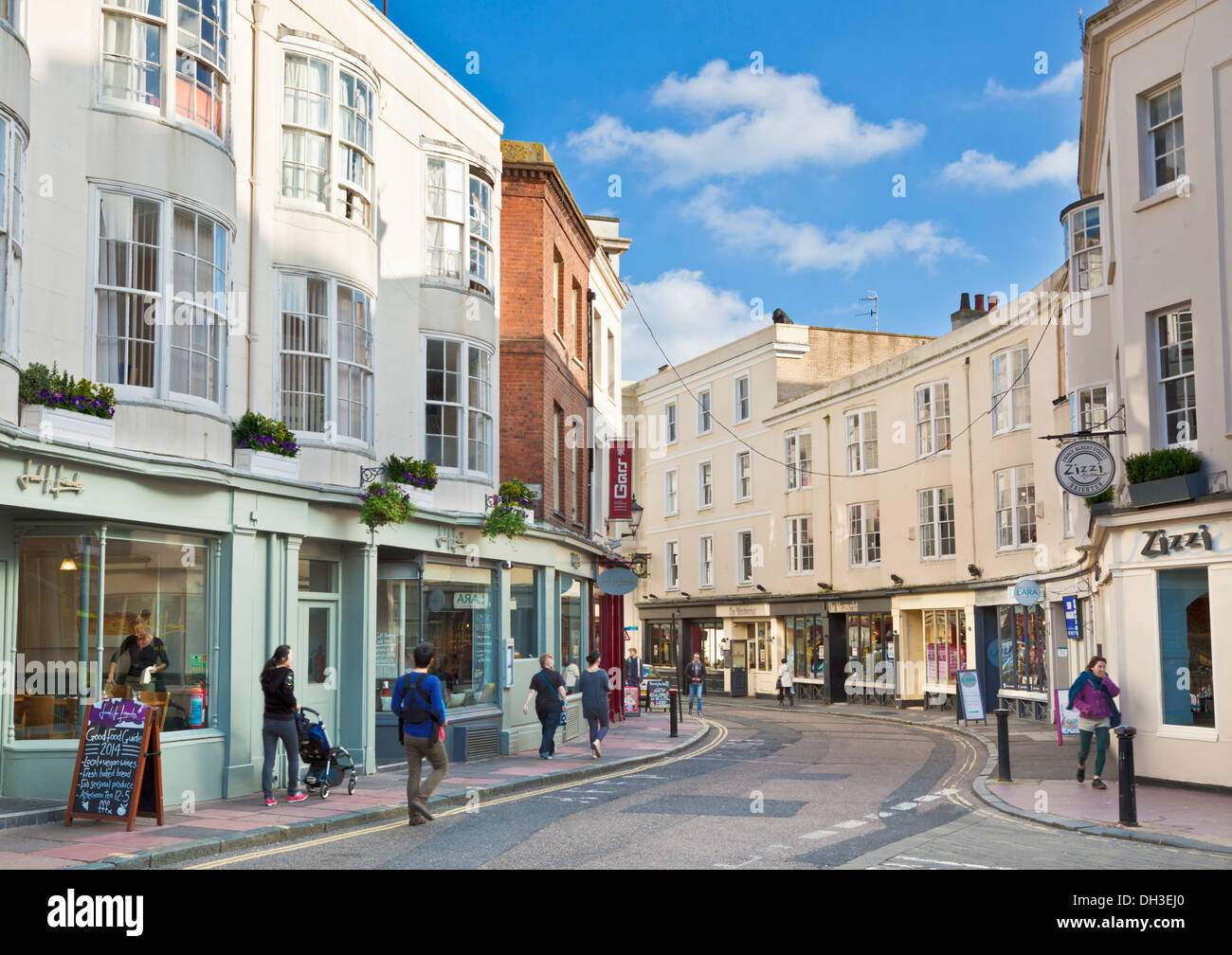 Brighton lanes Brighton town centre West Sussex England UK GB EU Europe Stock Photo