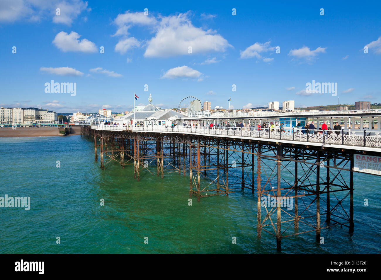 Brighton pier brighton palace pier brighton west sussex england uk gb eu europe Stock Photo