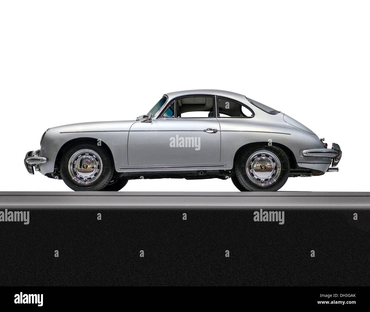 A side on view of a 1964 Porsche Type356c Carrera-2 Coupe Stock Photo