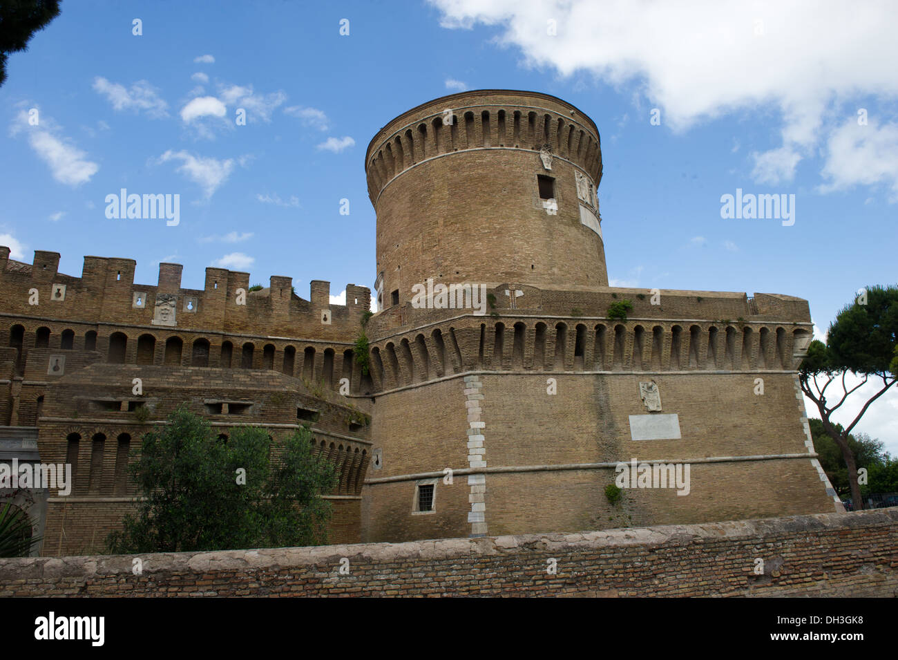 Italy. Europa. Latium. Roma Ostia Antica castle Pope Giulio II Stock ...
