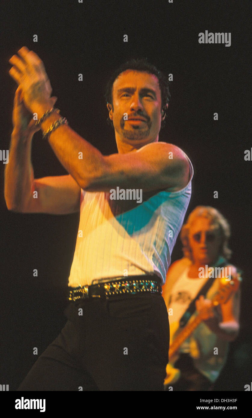 BAD COMPANY UK rock group with Paul Rodgers in May 2001. Photo Jeffrey Mayer Stock Photo