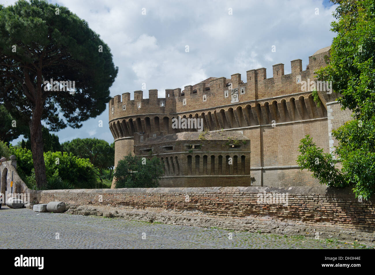 Italy. Europa. Latium. Roma Ostia Antica  castle Pope Giulio II Stock Photo