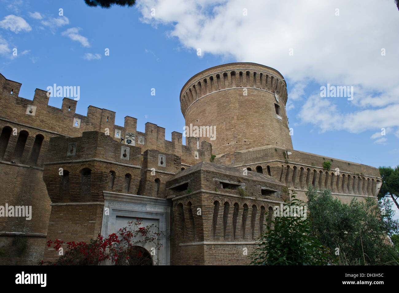 Italy. Europa. Latium. Roma Ostia Antica castle Pope Giulio II Stock ...