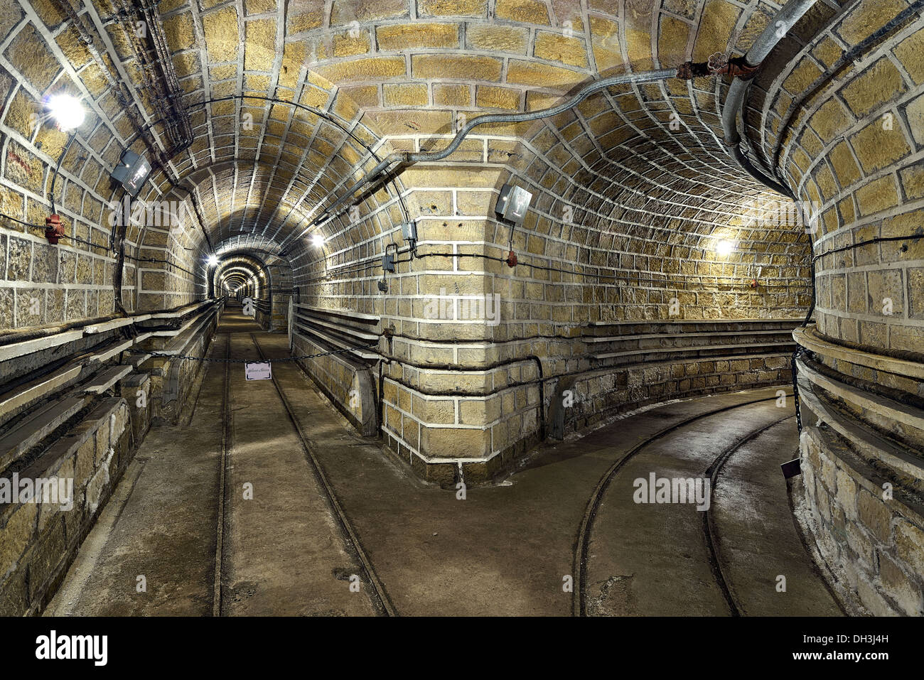 Galleries crossing in Galgenberg fortress, Maginot line Stock Photo - Alamy