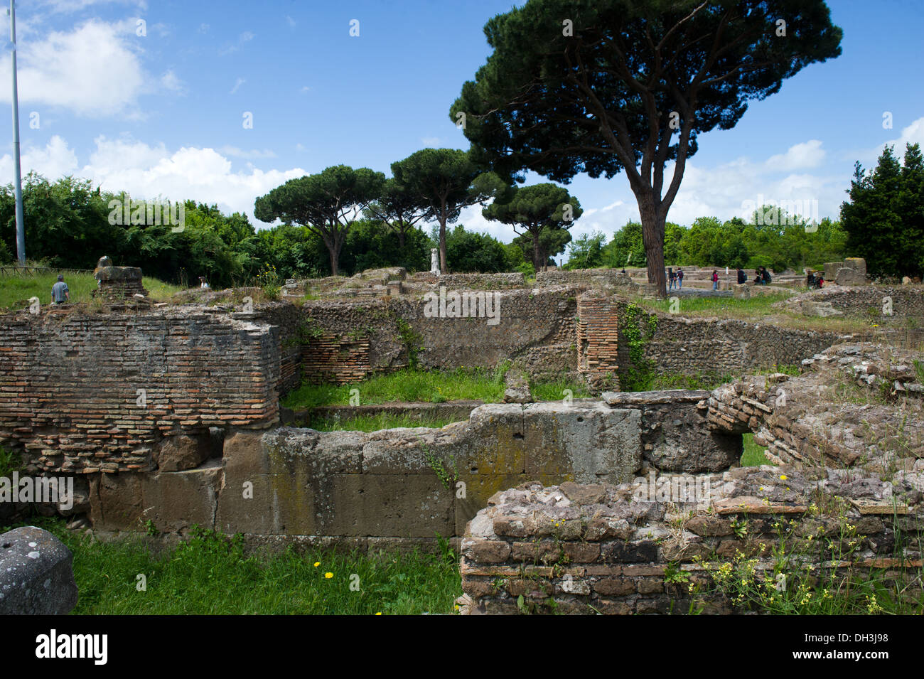 ancient, archeologic, Europa, Italy, Latium, Lazio, Ostia antica ...