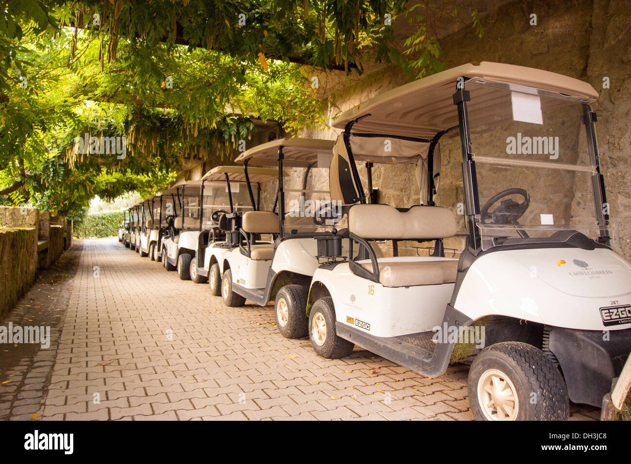 Golf carts hi-res stock photography and images - Alamy