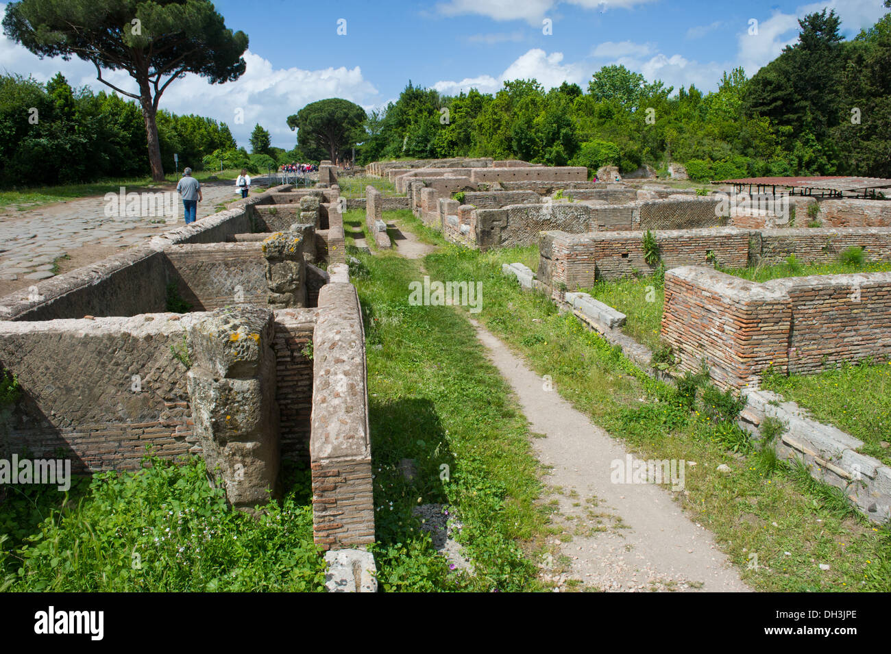 ancient, archeologic, Europa, Italy, Latium, Lazio, Ostia antica ...