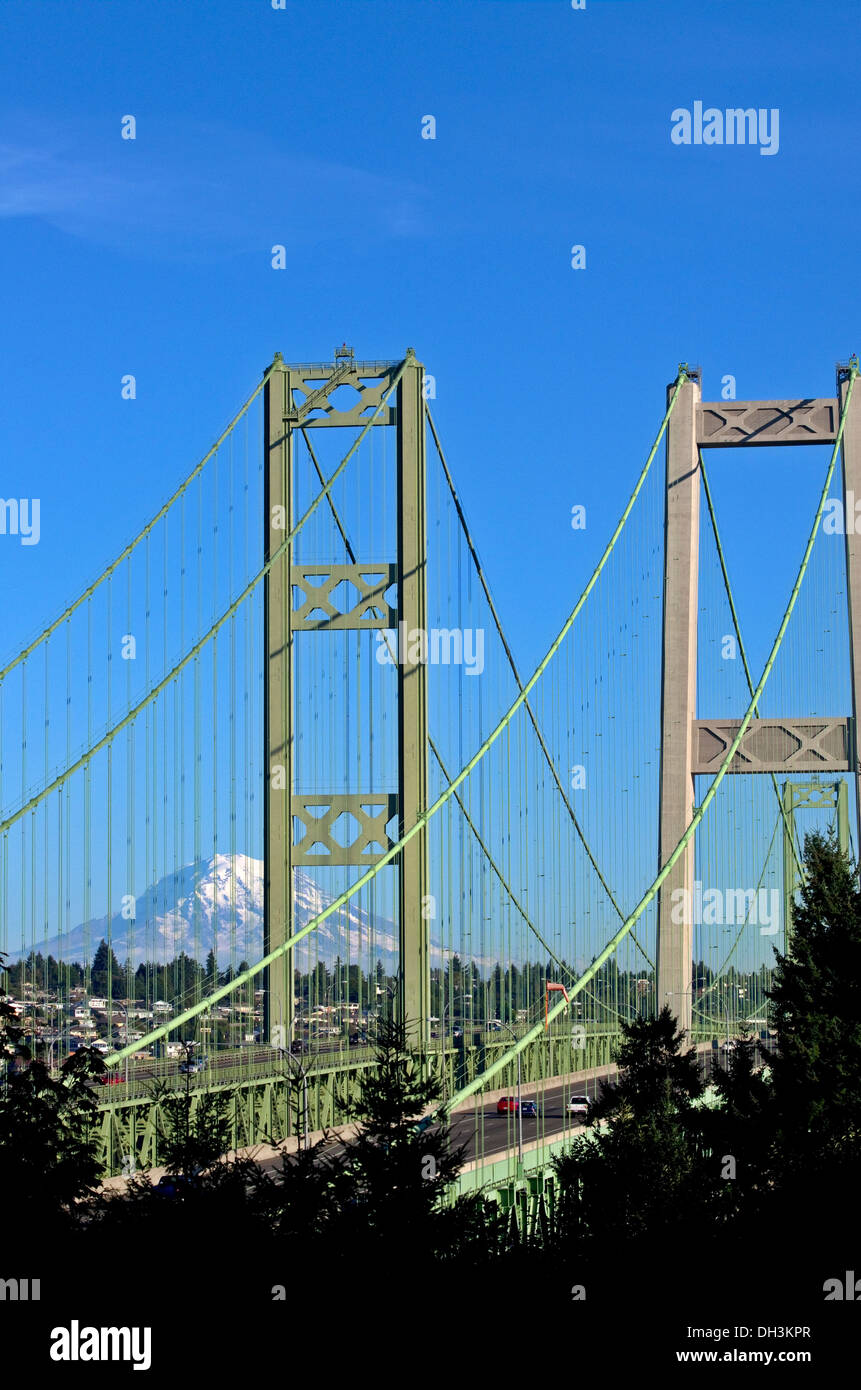 Narrows Bridge Washington Stock Photo Alamy