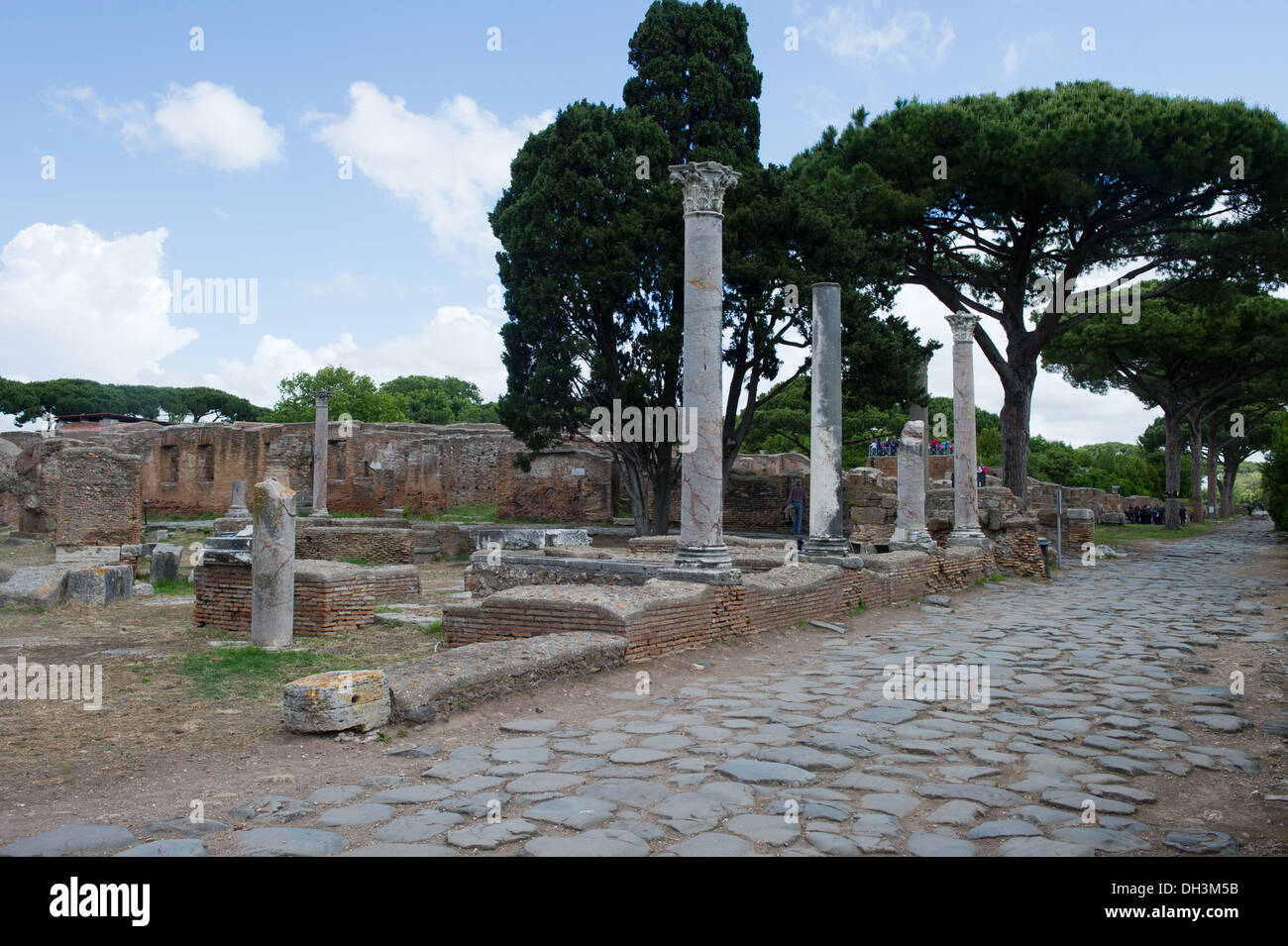 ancient, archeologic, Europa, Italy, Latium, Lazio, Ostia antica ...