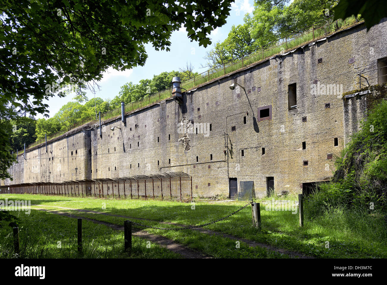 Guentrange fortress, Maginot line. Stock Photo