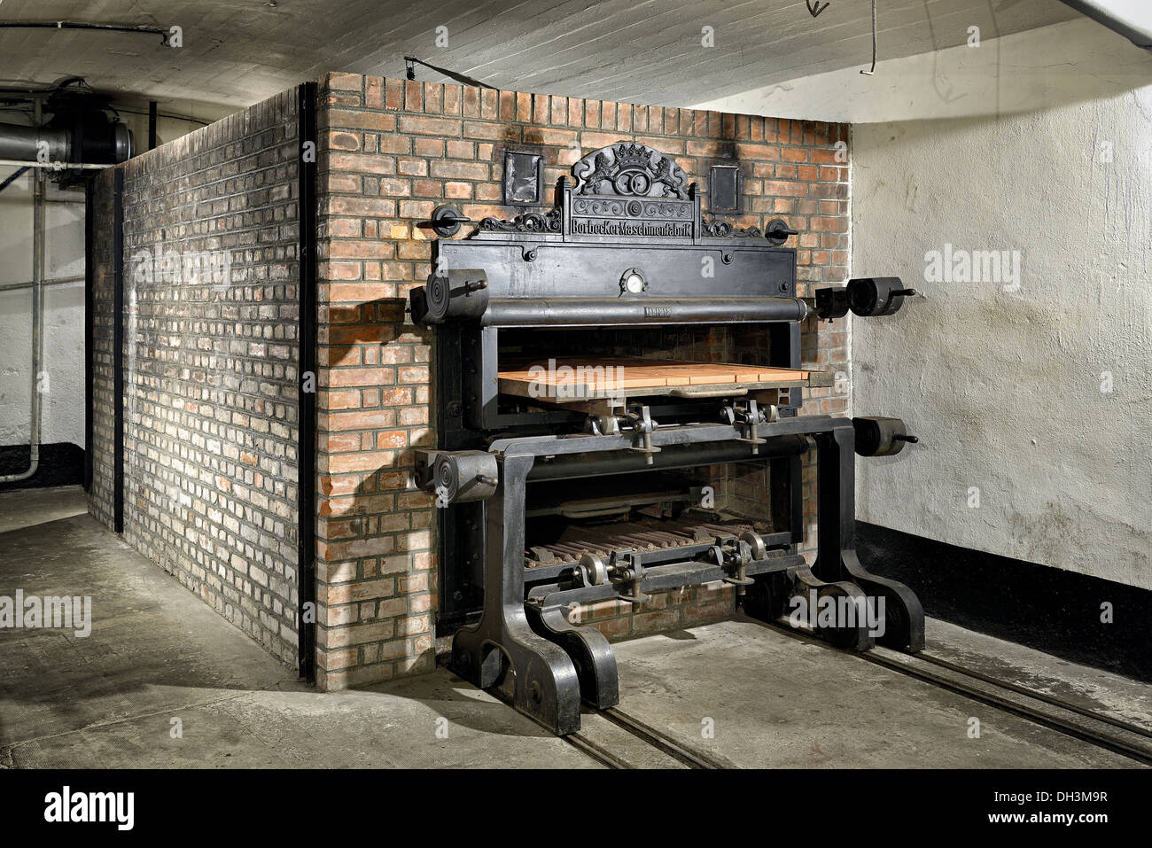 Bread oven, Guentrange fortress, Maginot line. Stock Photo