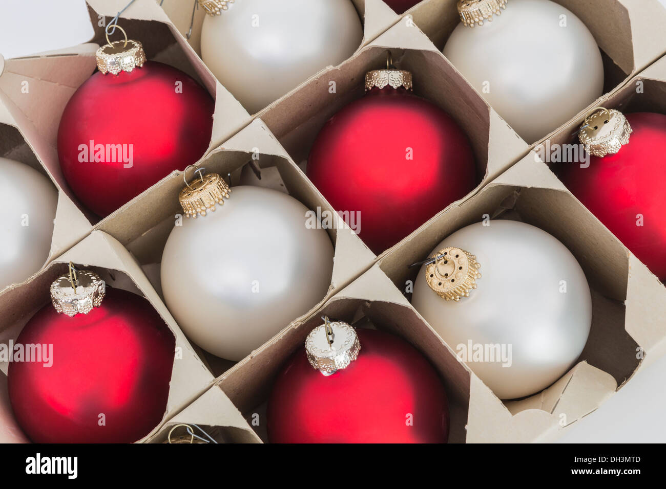 Christmas tree ornament decoration box Stock Photo Alamy