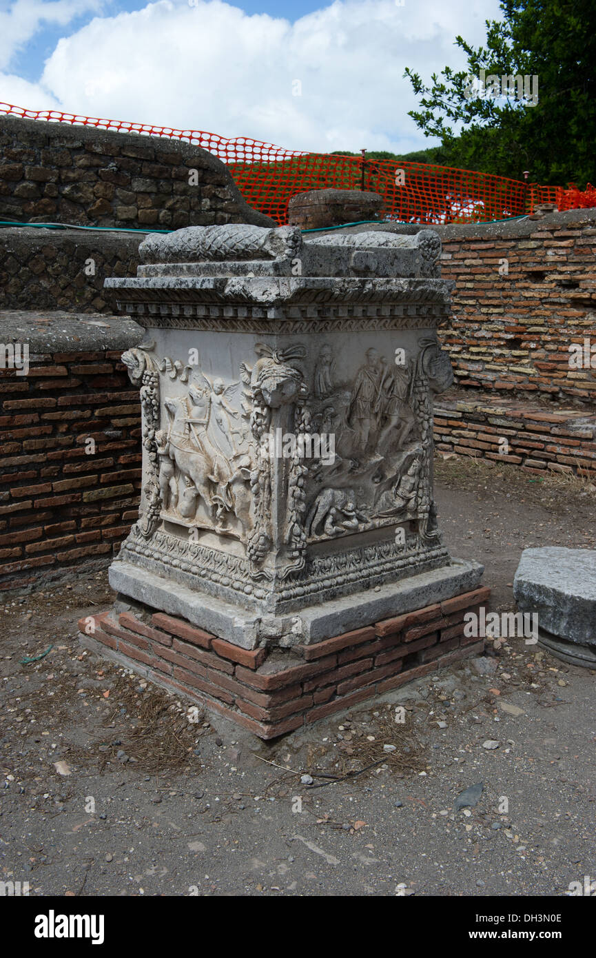 ancient, archeologic, Europa, Italy, Latium, Lazio, Ostia antica ...