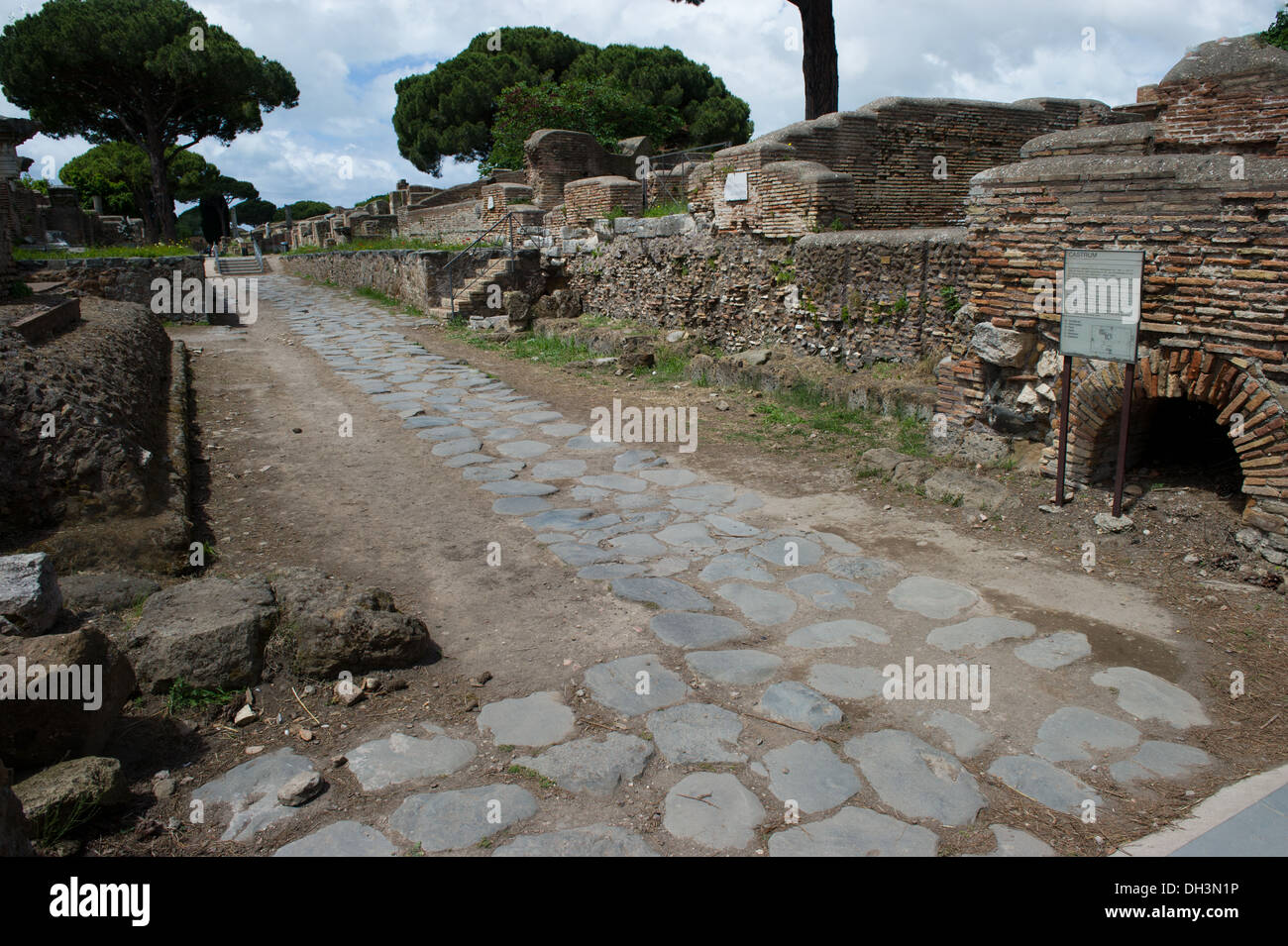 ancient, archeologic, Europa, Italy, Latium, Lazio, Ostia antica ...
