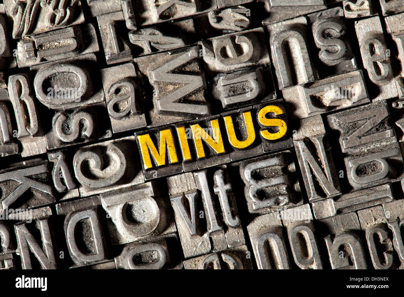 Negative word hi-res stock photography and images - Alamy