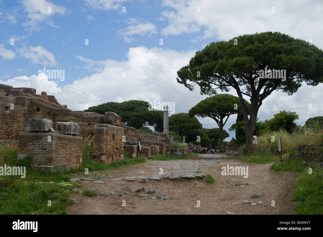 ancient, archeologic, Europa, Italy, Latium, Lazio, Ostia antica ...