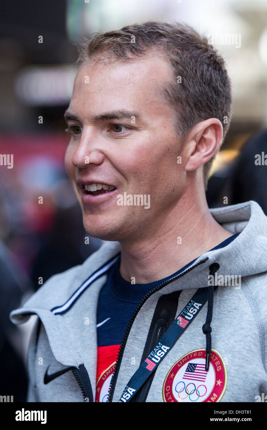 Billy Demong at the USOC 100 Day Countdown to the Sochi 2014 Olympic Winter Games Stock Photo