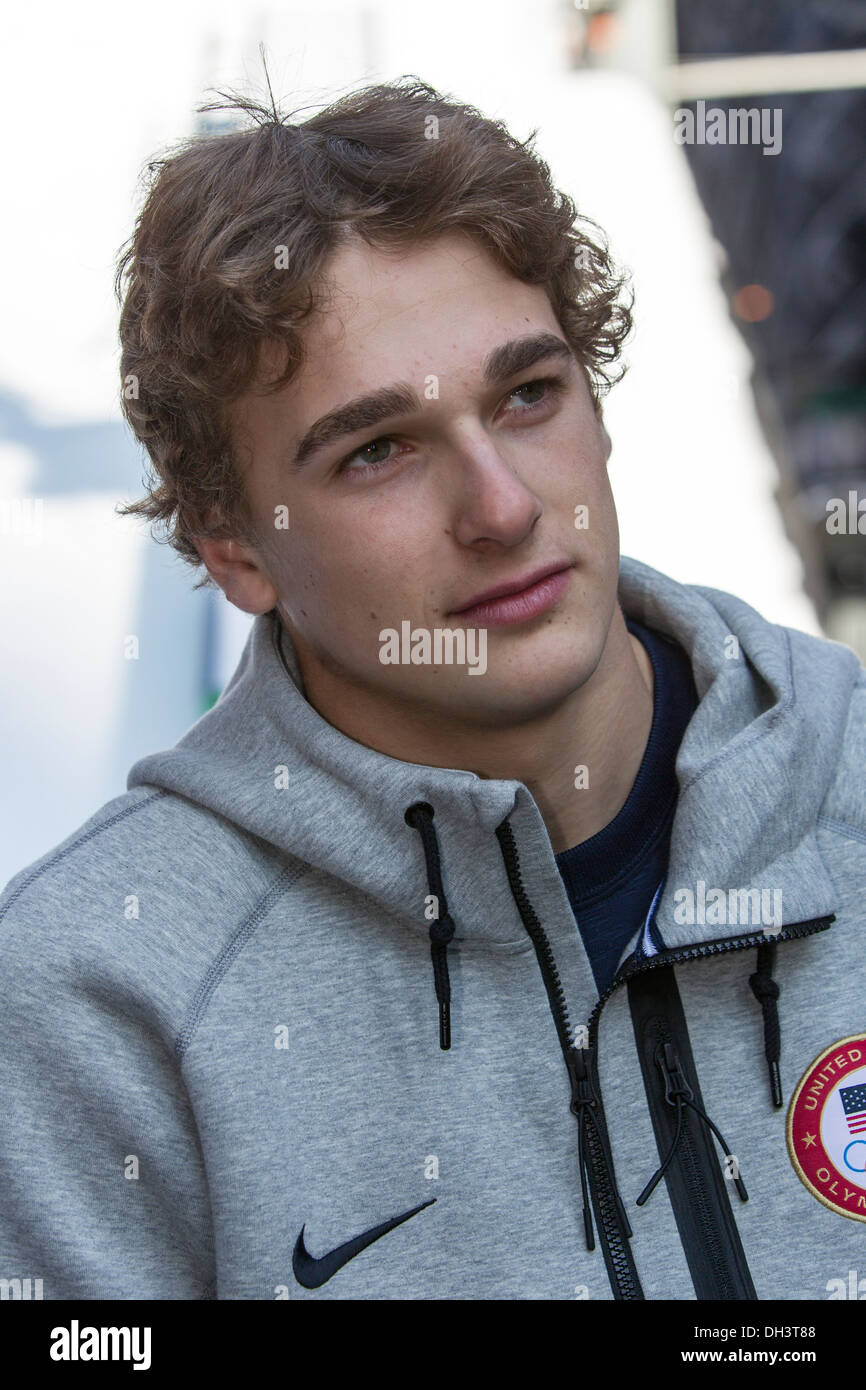 Nick Goepper at the USOC 100 Day Countdown to the Sochi 2014 Olympic Winter Games Stock Photo