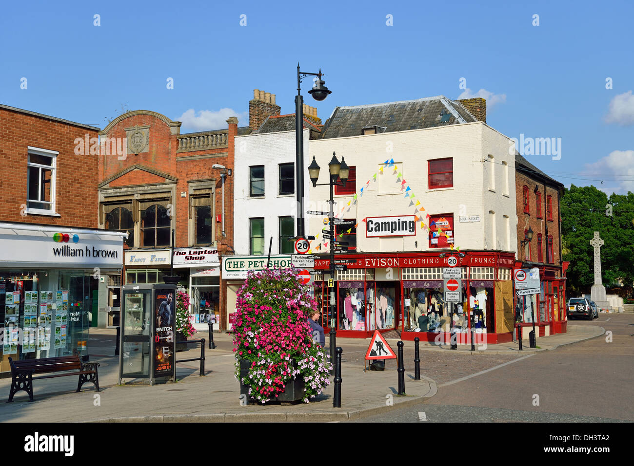 High Street at dusk, Wisbech, Cambridgeshire, England, United Kingdom Stock Photo 62165210 Alamy