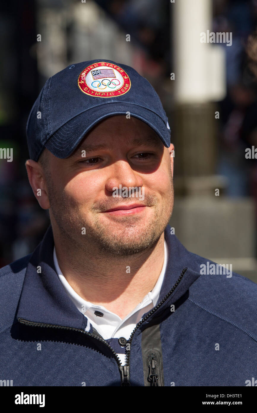 Steve at the USOC 100 Day Countdown to the Sochi 2014 Olympic