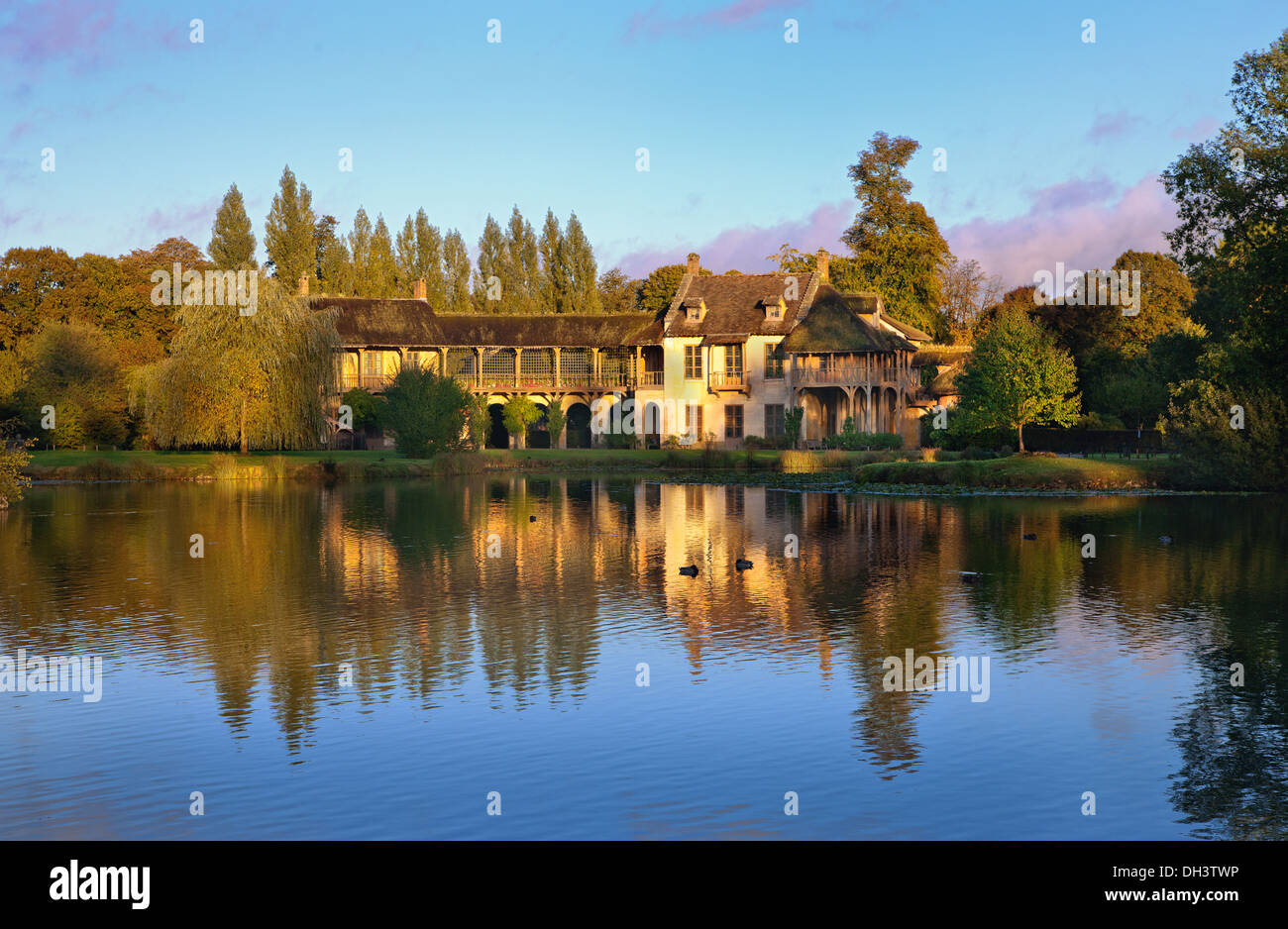 Queens Hamlet at Versailles Chateau, France Stock Photo Alamy