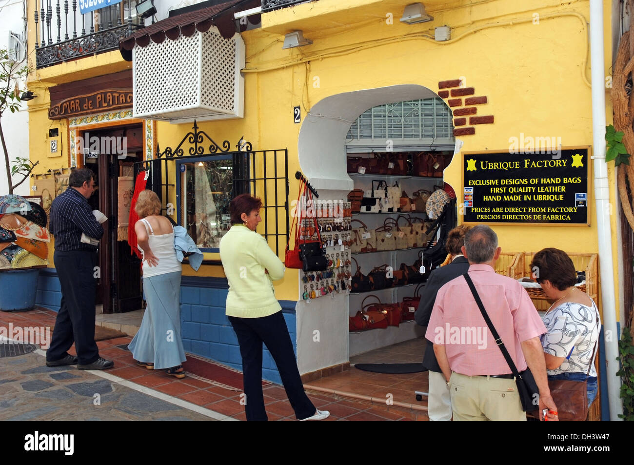 Souvenir shop, Old town, Marbella, Malagaprovince, Region of Andalusia