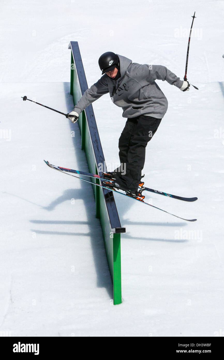 Tom Wallisch at the USOC 100 Day Countdown to the Sochi 2014 Olympic
