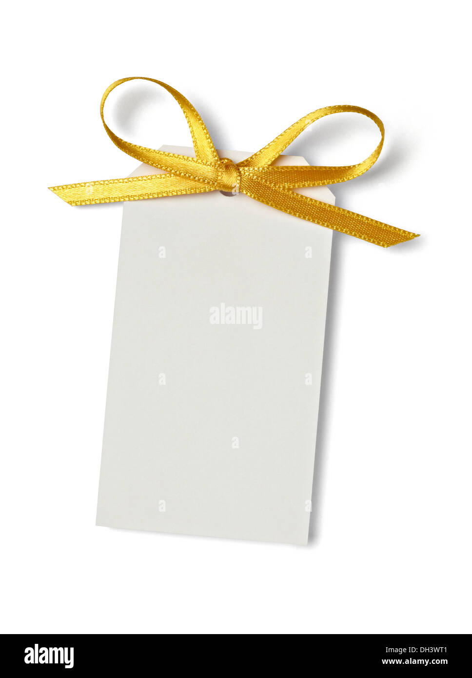note with ribbon Stock Photo - Alamy