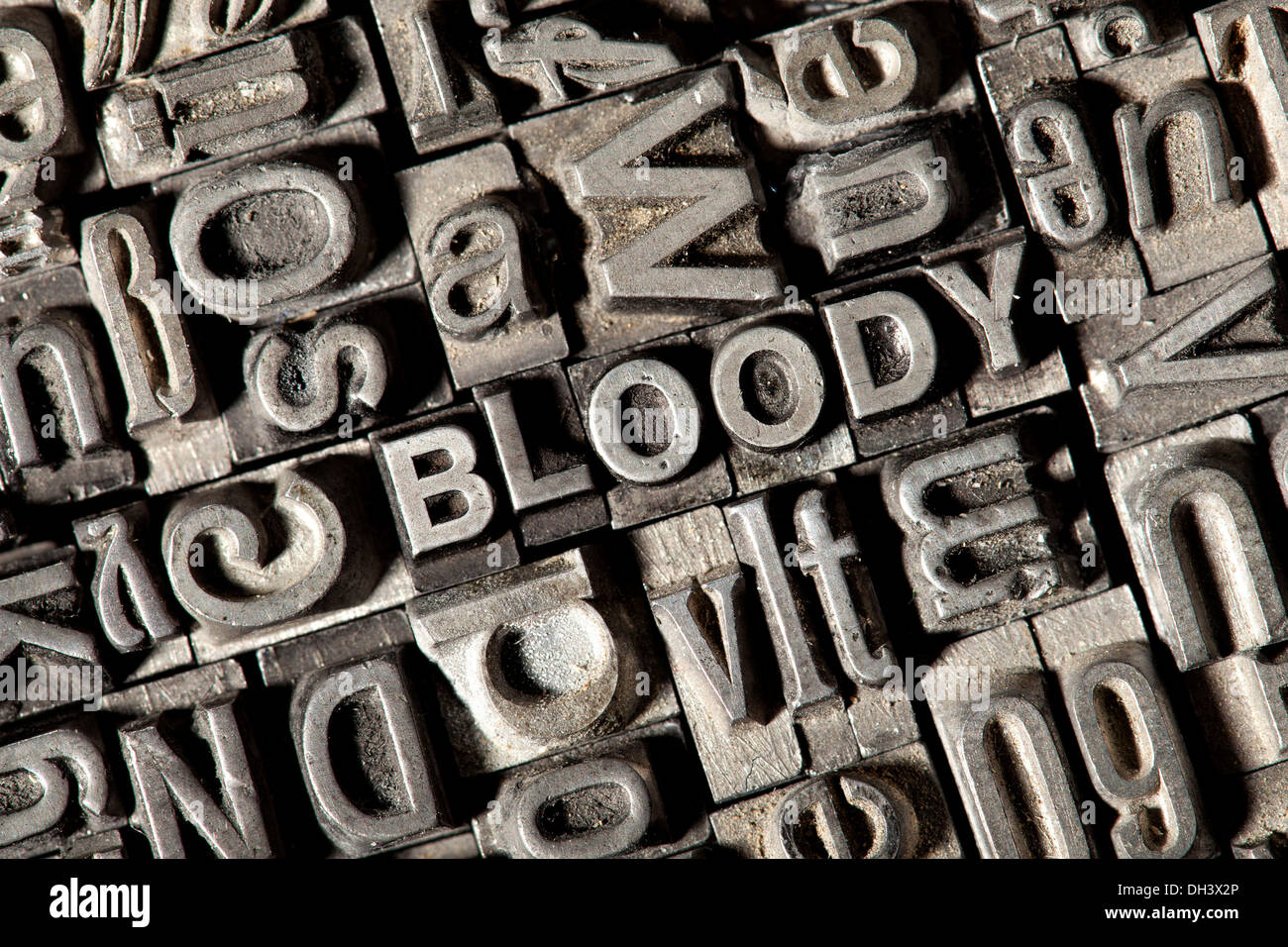 Bloody letter hi-res stock photography and images - Alamy