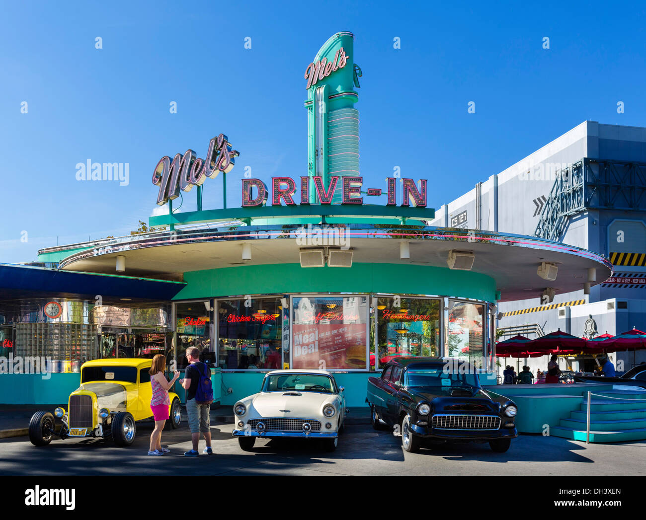 Mel's Drive-In at Universal Studios, Universal Orlando Resort, Orlando, Central Florida, USA Stock Photo